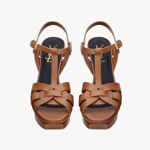 Yves Saint Laurent Tribute Platform Sandals